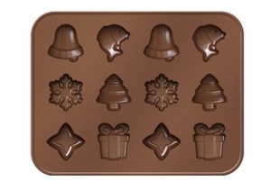 Formičky na čokoládu DELÍCIA CHOCO, vánoční motivy