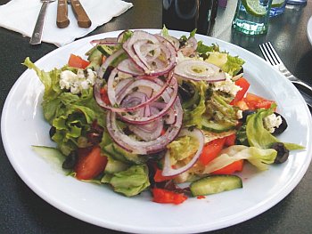 Pizzeria Il Giardino, Praha - salát