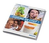 Kuchyňský robot Philips HR7774 - kniha receptů francouzského šéfkuchaře Cyrila Lignaca