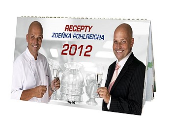 Stolní kalendář 2012 s recepty Zdeňka Pohlreicha