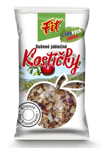 Sušené jablečné kostičky FIT